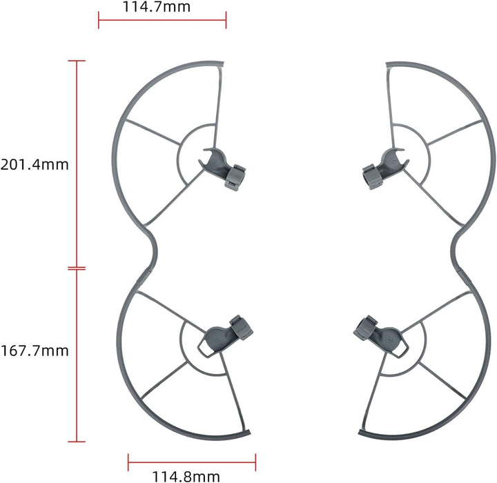 Mini 5 Pro Propellerschützer für DJI Mini 5 Pro Zubehör, Propeller Schutz Schnelle Freigabe Anti Kol