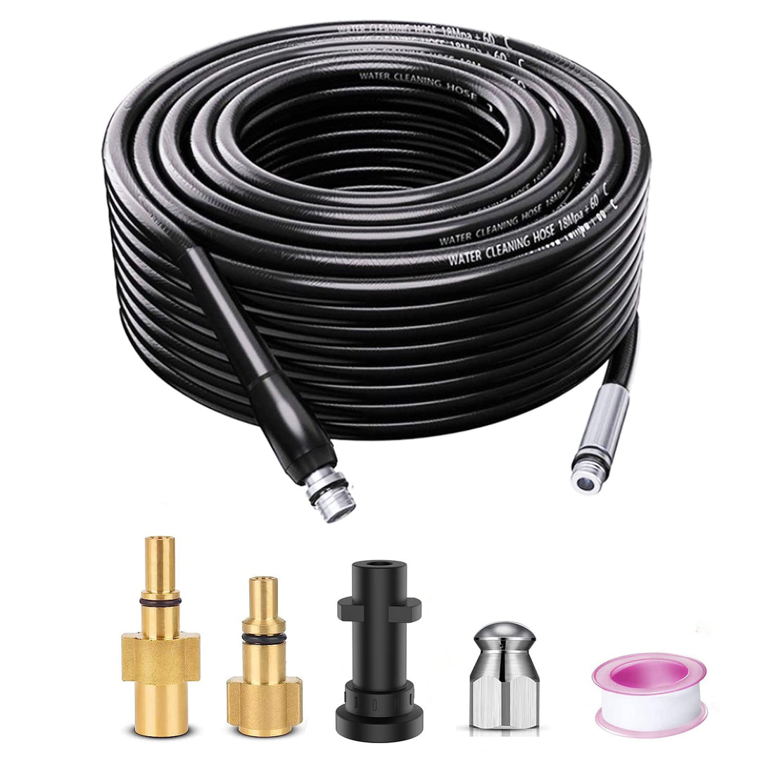 Monave 10m Rohrreinigungsschlauch für Kärcher/Bosch/Lavor, Rohrreinigungsspirale, Abflussreiniger, R