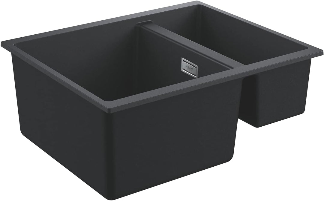 GROHE 31648AP0 K500, Kompositspüle, 66 x 54,5 x 29 cm, granit schwarz K500 Granit Schwarz 55,5 x 46