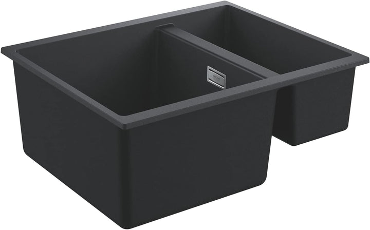 GROHE 31648AP0 K500, Kompositspüle, 66 x 54,5 x 29 cm, granit schwarz K500 Granit Schwarz 55,5 x 46