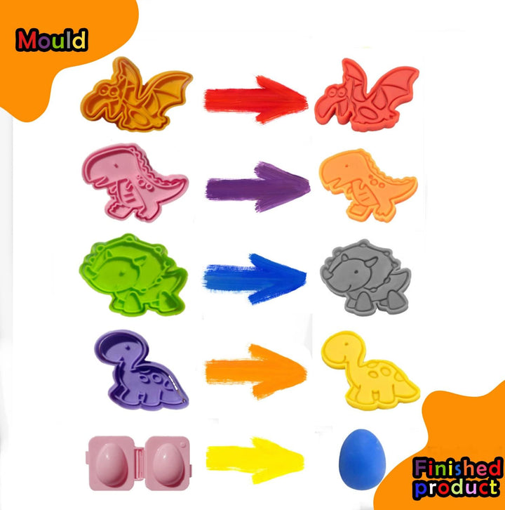 Knete Zubehör Set,29 Stück Teig Plastilin Werkzeugset für Kinder, Einschliessen Teig Plastilin Werkz