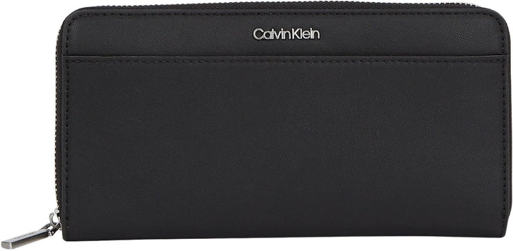 Calvin Klein Damen Must Lg Z/A Schlappe Geldbörsen, Ck Schwarz, Ck Schwarz