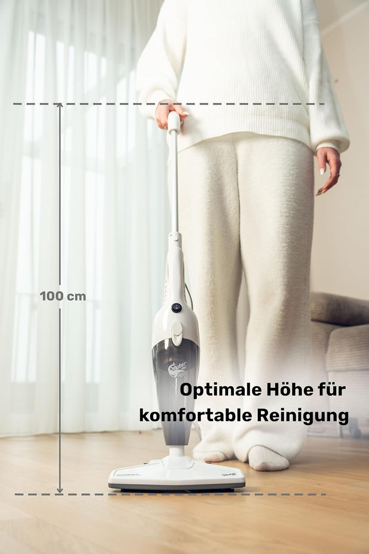 S12 Staubsauger – 16 kPa Saugkraft, 1,5 kg Leichtgewicht, 1,2L Staubbehälter, 650W Motor, 5m Kabel –