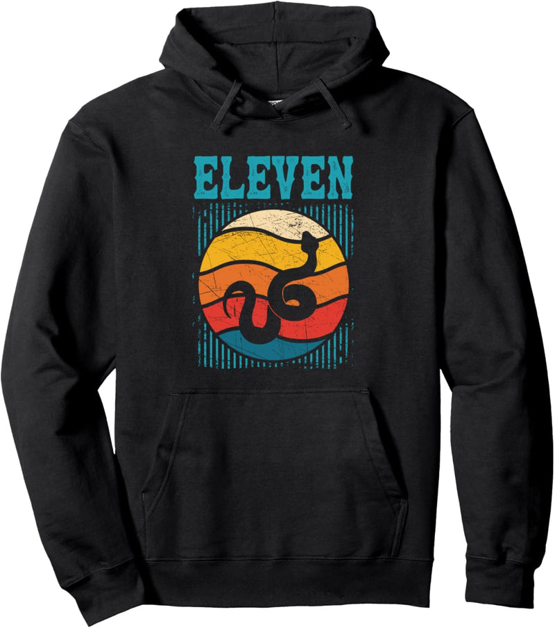 11 Jahre altes Hemd 11. Geburtstag Schlange Jungen Mädchen Kinder Pullover Hoodie