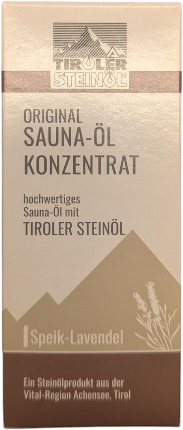 TIROLER STEINÖL Sauna-Öl Konzentrat Speik-Lavendel