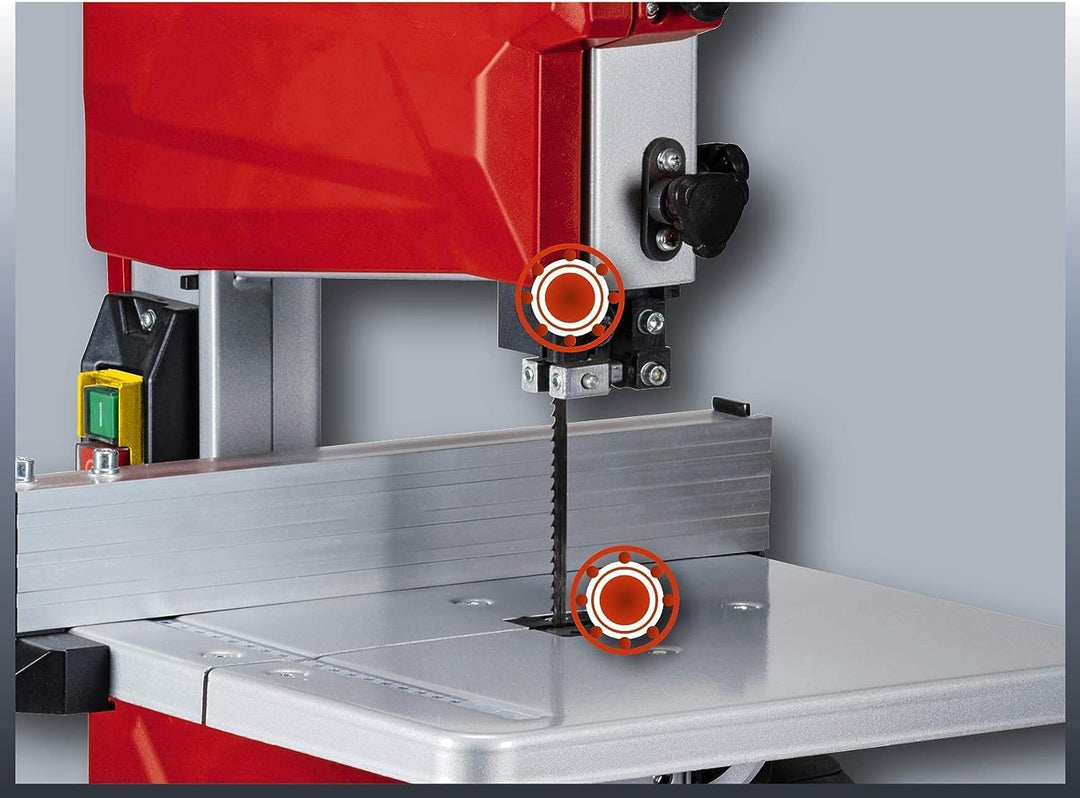 Einhell Bandsäge TC-SB 200/1 (werkzeugloser Sägeblattwechsel, Parallelanschlag, Höhenverstellung, ku