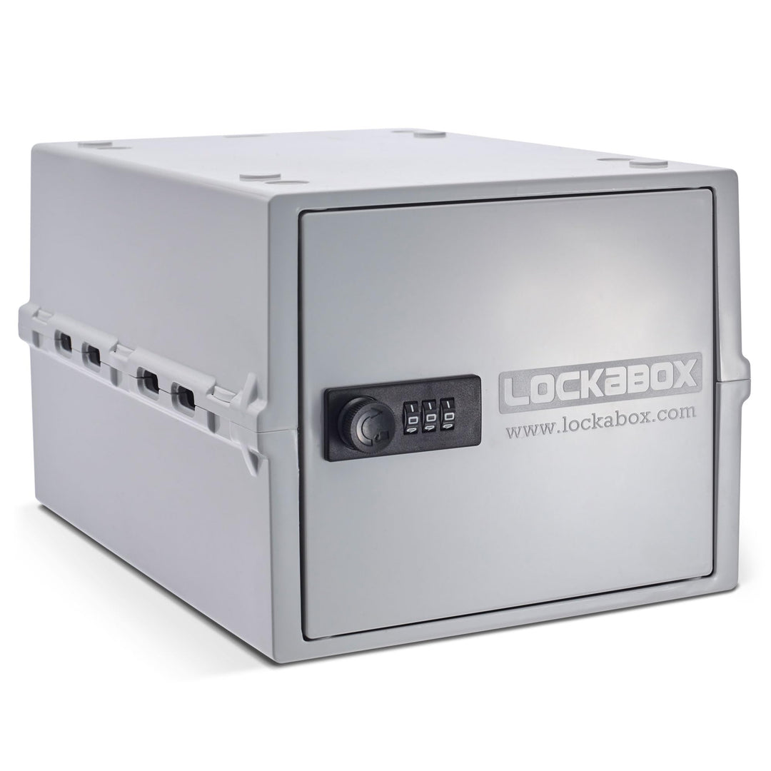 Lockabox One™ | Kompakte Abschliessbare Box aus Polycarbonat mit Zahlenschloss für mehr Sicherheit z