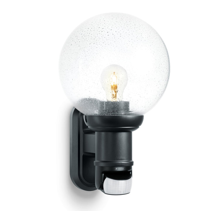 Steinel Aussenleuchte L 560 S schwarz, max. 60 W, E 27 , 140° Bewegungsmelder, 12 m Reichweite, klas