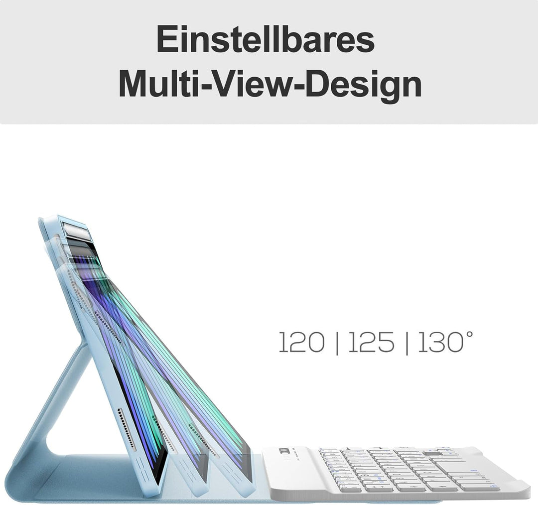 Tastatur für iPad Mini 7 (A17 pro) 2024/ iPad Mini 6 2021, Hülle Tastatur für iPad Mini 7/6 Generazi