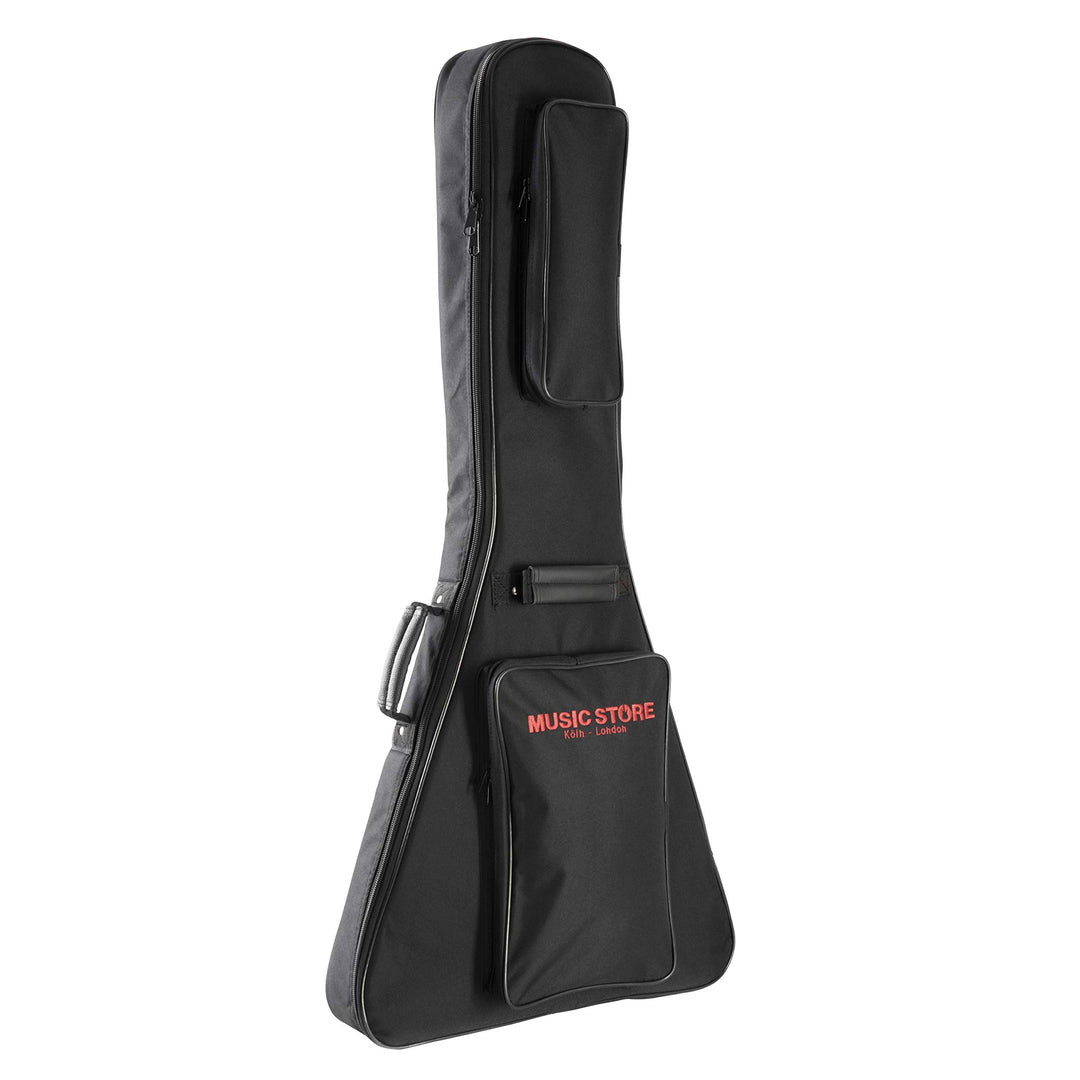 MUSIC STORE Deluxe Gigbag für E-Gitarren, Robust, Wasserabweisend, 20 mm Polsterung, Zubehörfach, Ru