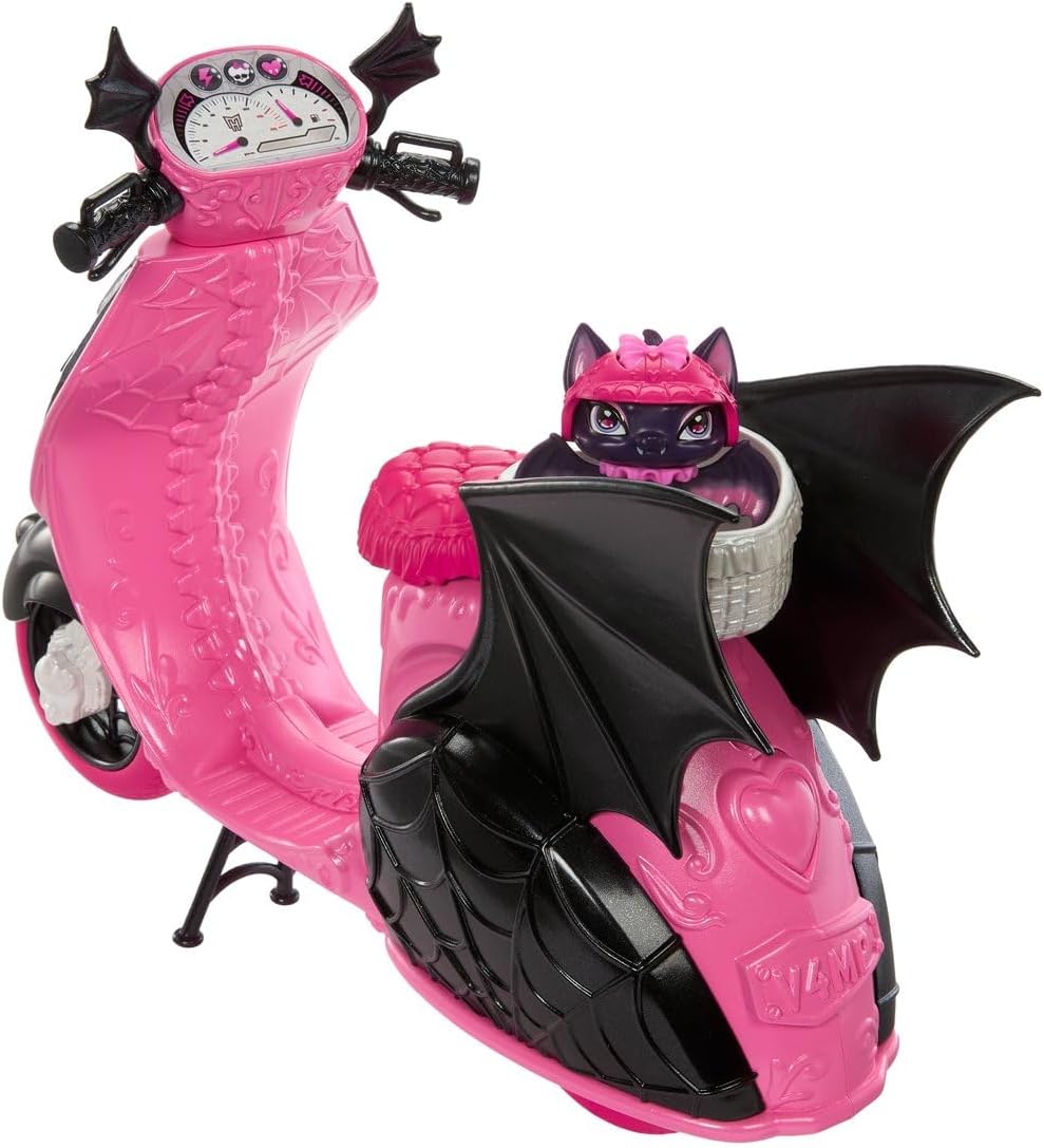 Draculaura und Sein Monster Scooter hig