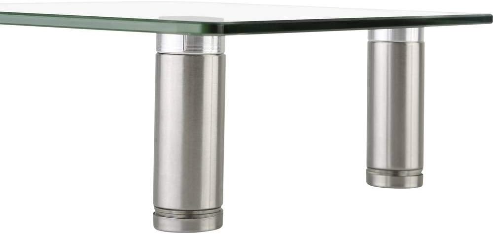Speaka Professional Monitor-Erhöhung Höhen-Bereich: 75 bis 90 mm Transparent