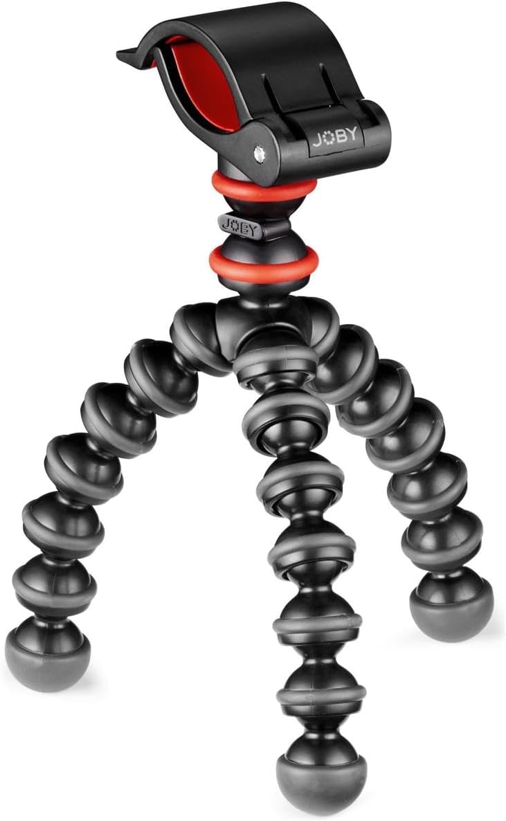 JOBY GorillaPod Starter Kit, Vielseitiges Flexibles Mini-Stativ mit Universeller Smartphone-Klemme,