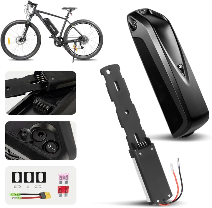 SEASON 36V Ebike Akku 13Ah 14.5Ah 15.6Ah 18Ah - Ebike Batterie passt für 750W / 500W / 250W für Elek