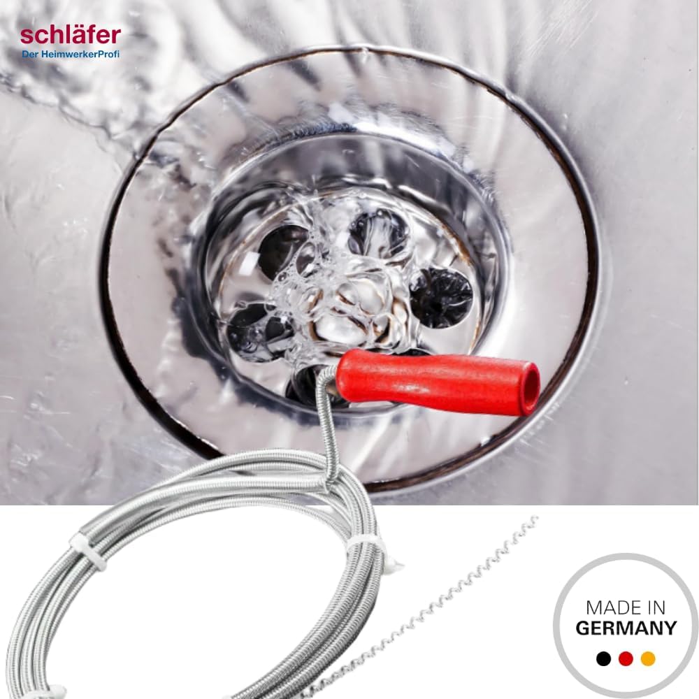 Schläfer | 323302 - Abflussstössel Spiralsonde Abflussreiniger Verstopftes Abfluss Rohr Reinigen Was