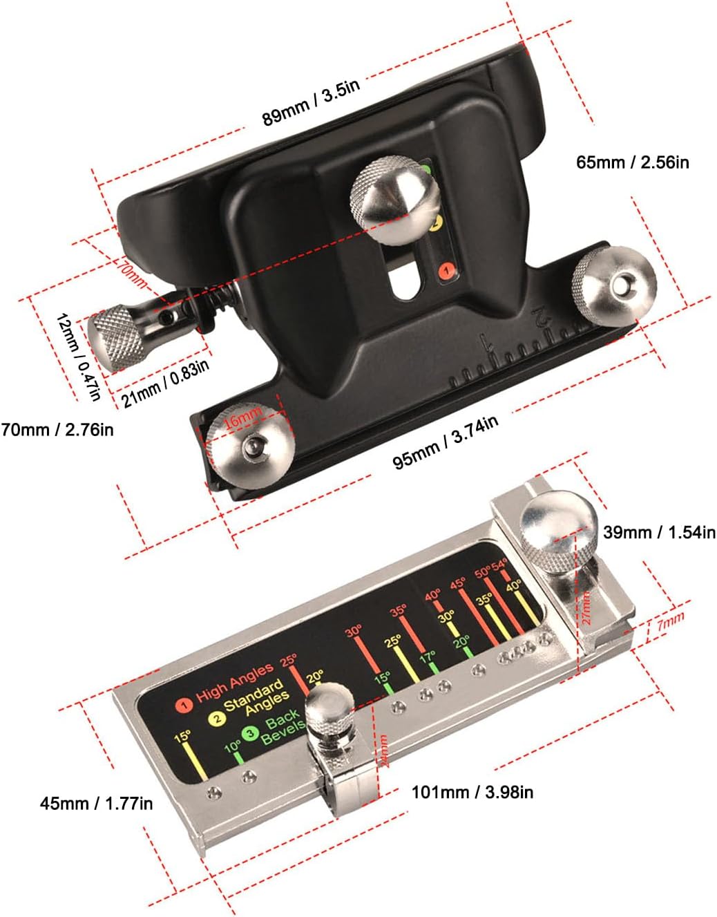 Honen Guide System Manuelle Quick Locator Aluminium Legierung Einstellbare Holzbearbeitung Meissel S