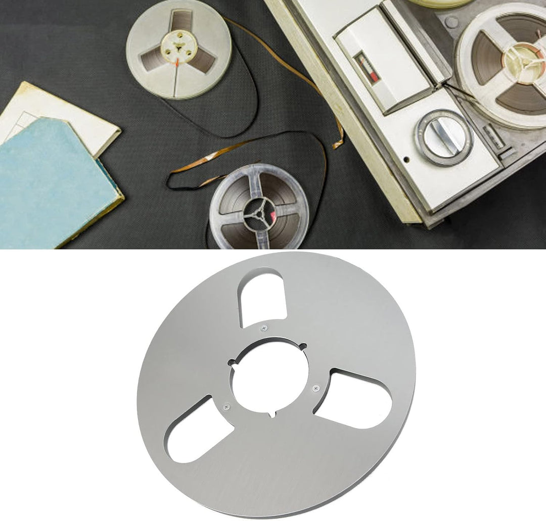 Universal Takeup Reel, 10 Zoll Open Reel Takeup Reel 3 Löcher Aluminiumlegierung Takeup Reel Empty R