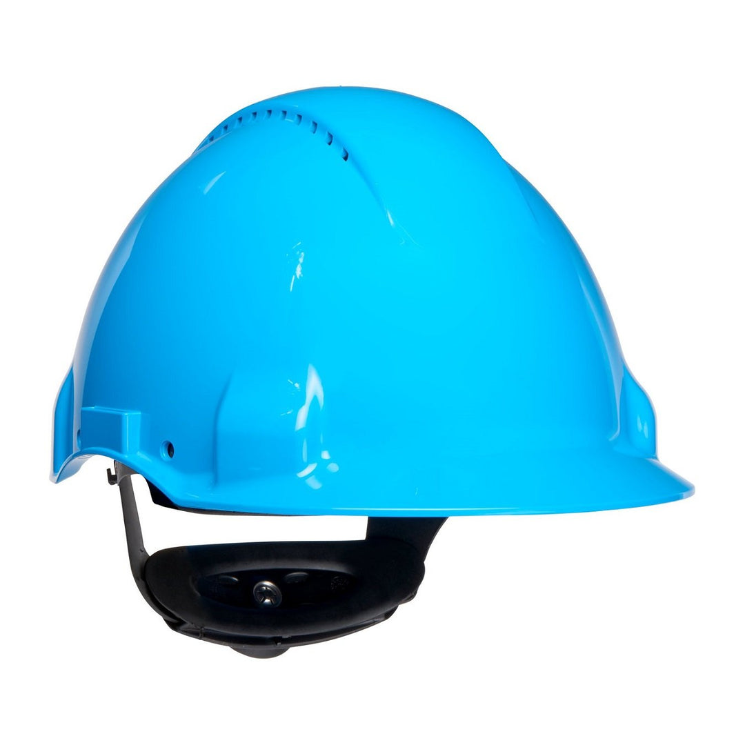 3M Peltor Schutzhelm G3000, G30NUB, mit 3M Uvicator Sensor, ABS, mit Schweissband und Ratschensystem