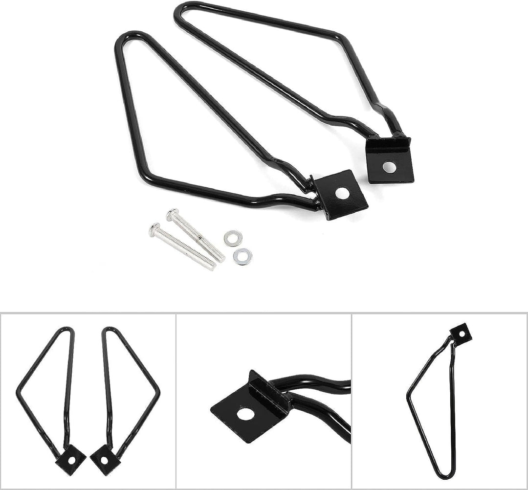 Acouto Satteltaschenhalterung, Motorrad Satteltaschen 1 Paar Halterungen Halterung für XL883/1200 HD