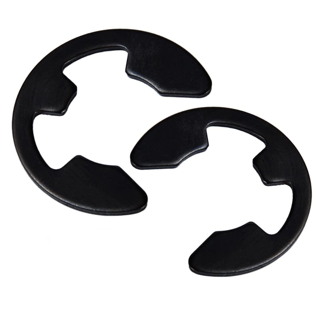 Manganstahl E-Clip Externe Haltering Snap Intern Sicherungsring 6mm, 200 pcs, 6mm, 200 pcs