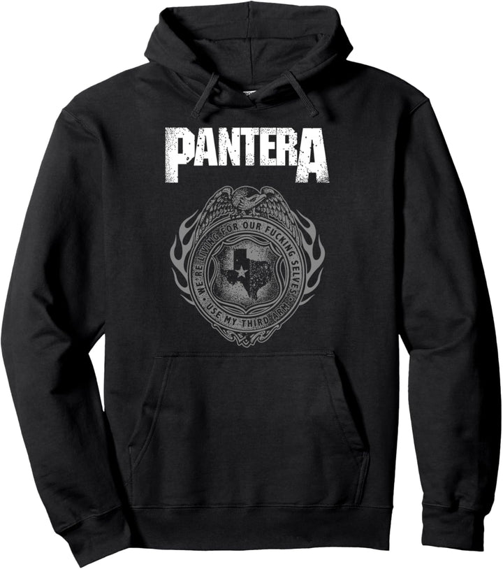 Pantera Offizielles Drittes Arm-Wappen Pullover Hoodie