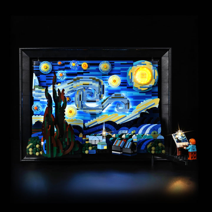 Nur LED Beleuchtungsset - Kyglaring Lichter Set Entwickelt für Lego Vincent Van Gogh - The Starry Ni