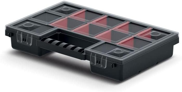 rg-vertrieb 5X Sortimentskasten Werkzeugkiste Organizer Set 5 Stück Sortierbox NORS Kleinteilemagazi