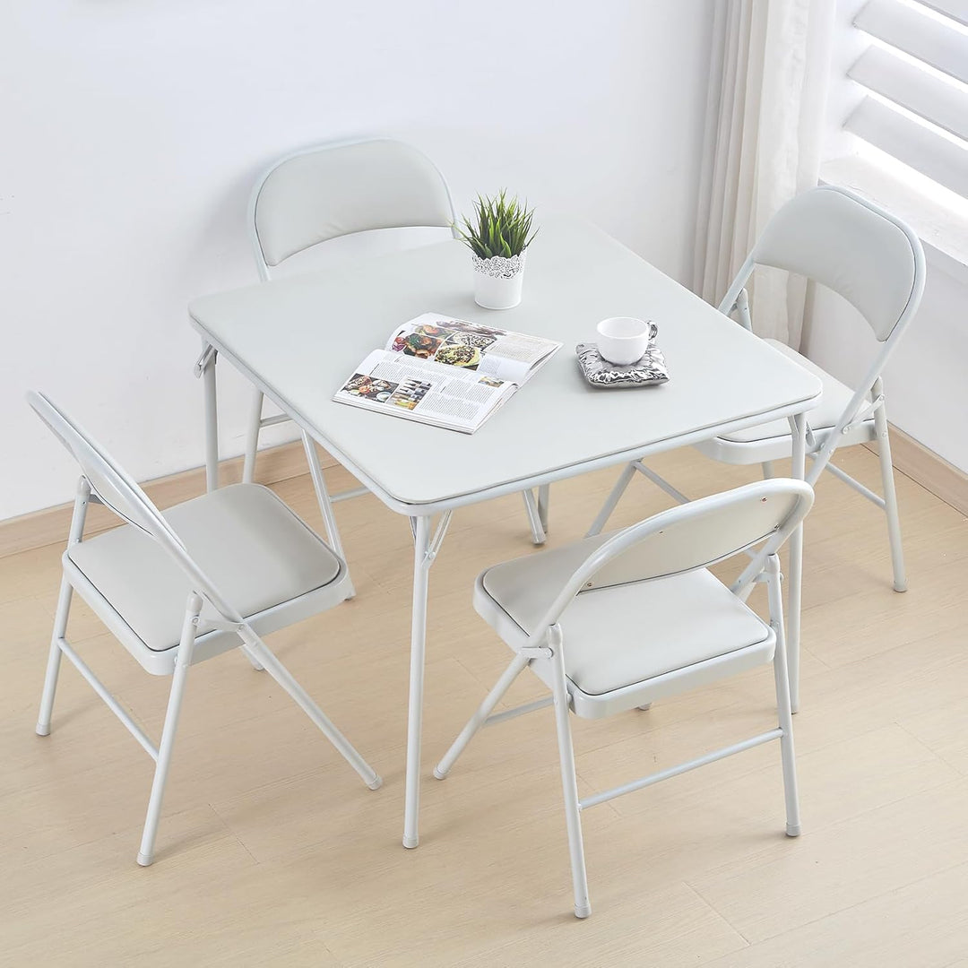 KAIHAOWIN Klapptisch Faltbarer 85 x 85 cm, Gartentisch Klappbar Vielseitig Einsetzbar, Quadratischer