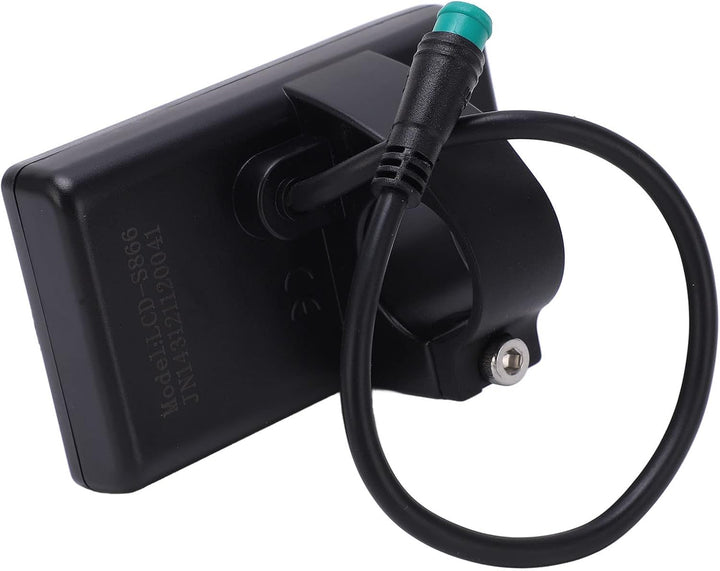 S866 Elektrisches Fahrrad-LCD-Display-Messgerät, 24 V 36 V 48 V Wasserdichtes Fahrrad-Display-Messge