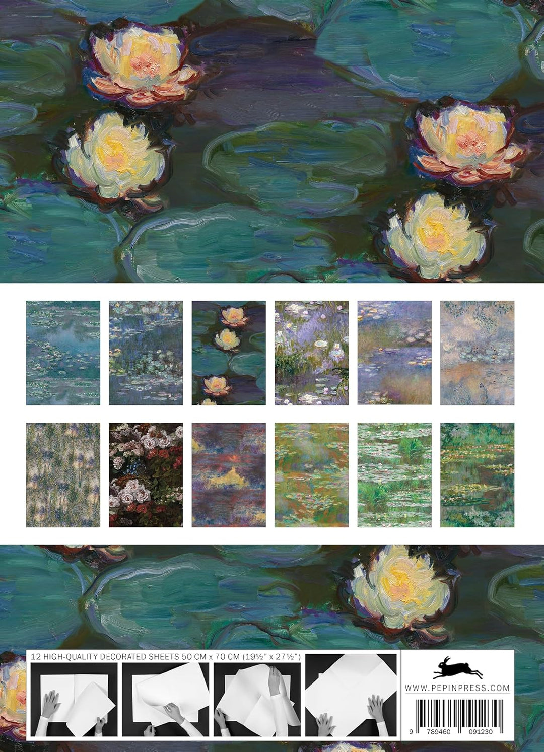Claude Monet: Gift & Creative Paper Book Vol. 101 (Gift & creative papers, 101), Taschenbuch