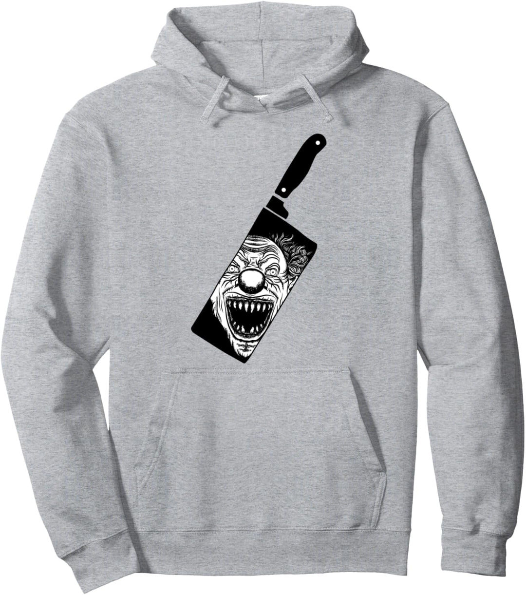 Scary Clown Metzger Fleisch Halloween Esqueleto Gift Pullover Hoodie