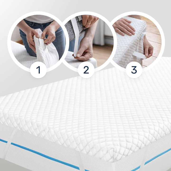 Dailydream Matratzen Topper 100x200cm | Memory Foam | 5cm hoch | Edition Pure, Model M | Zertifizier