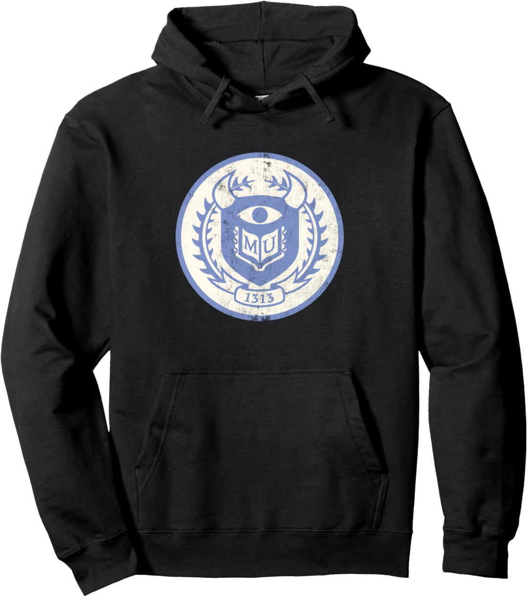 Disney Pixar Monsters University MU Crest Pullover Hoodie