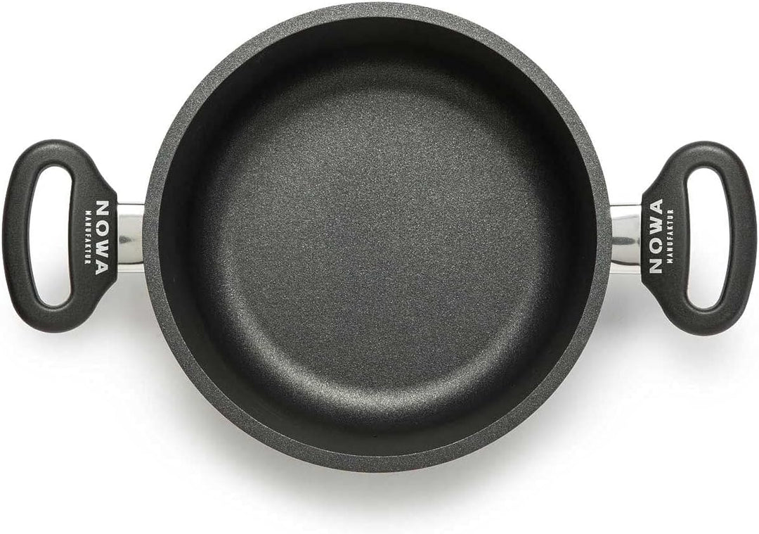 NOWA Aluguss Schmortopf, Innenhöhe von 7 cm,backofenfest bis 280 °C, Antihaft beschichtet, Induktion