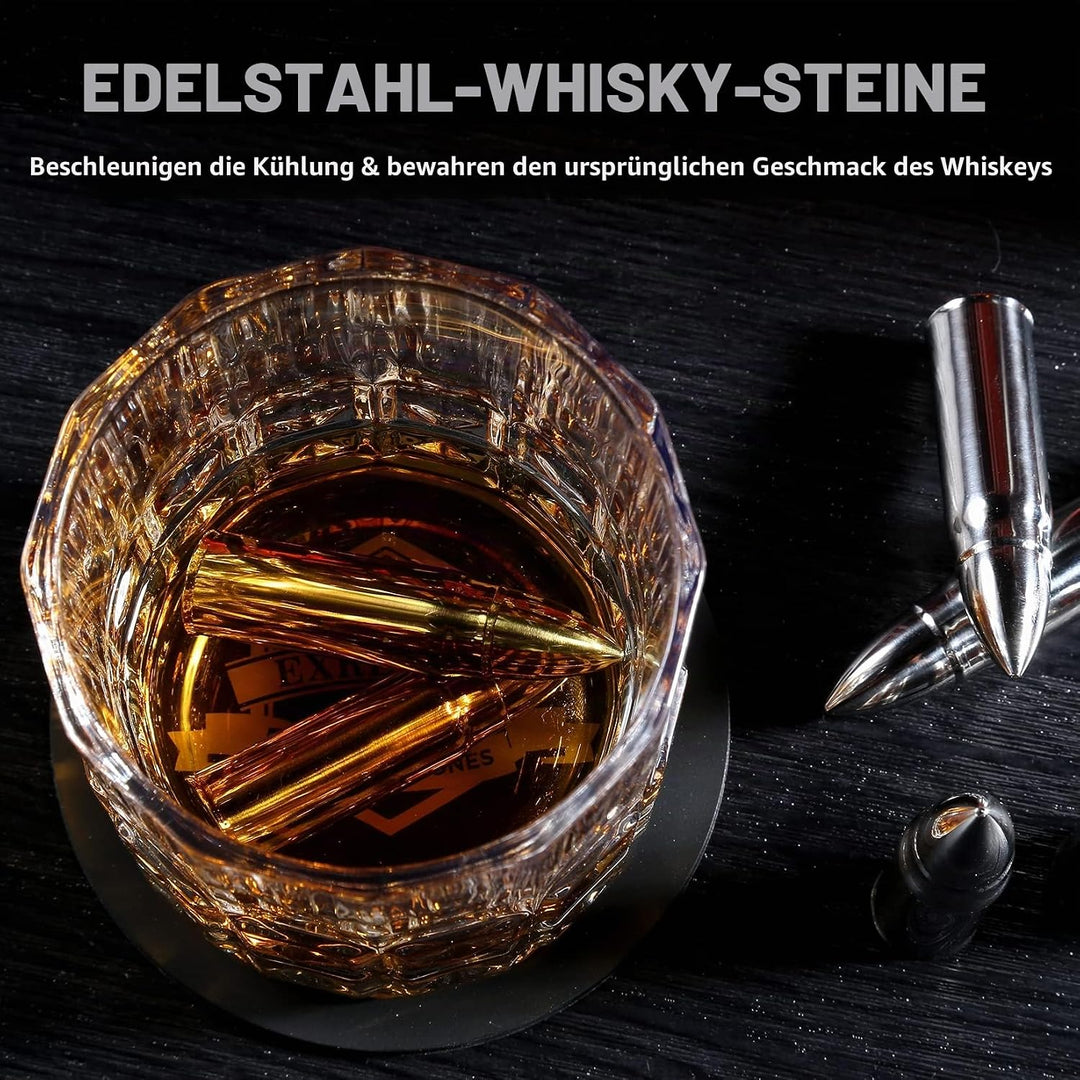 Whisky Gläser Set- Whiskey Gläser Papa -whiskey geschenke für männer- Vatertag Männertag Herrentag G