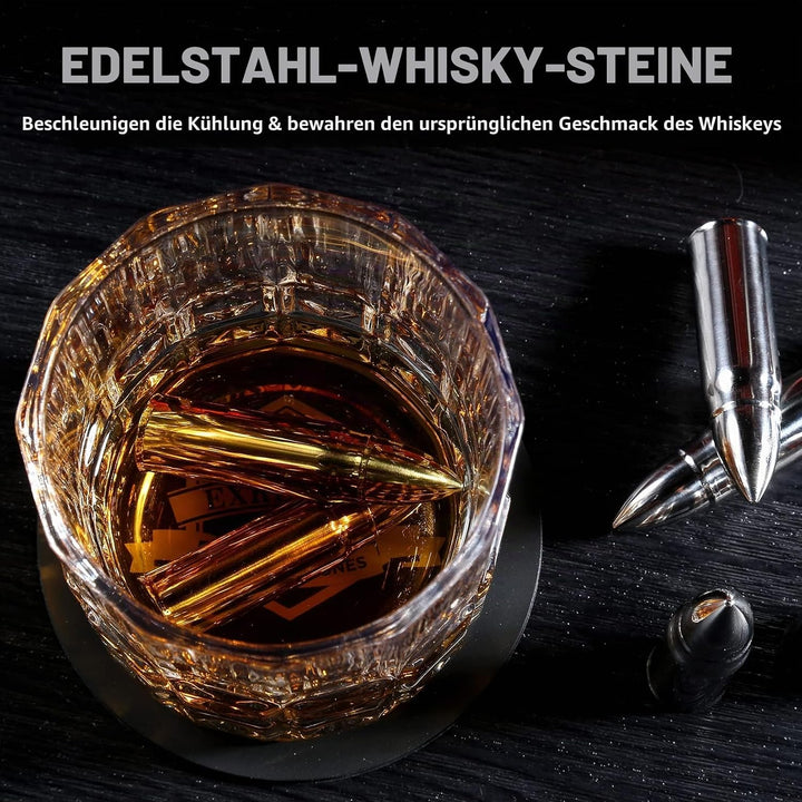 Whisky Gläser Set- Whiskey Gläser Papa -whiskey geschenke für männer- Vatertag Männertag Herrentag G