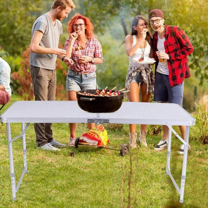 Laptop-Schreibtisch, Bett-Tablett, Tisch mit Griff, Aluminium, faltbar, tragbar, Picknicktisch, Note