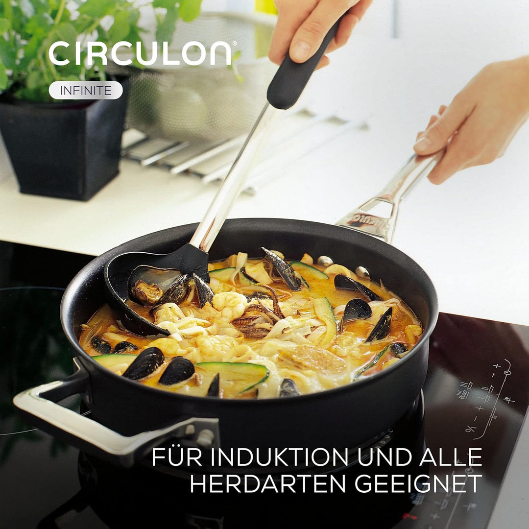 Circulon Infinite topfset induktion 4 teilig - Antihaft-Töpfe und kochtopf set mit Edelstahldeckeln