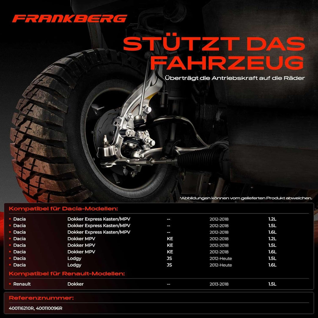 Achsschenkel Radaufhängung Vorne Links für Dokker Dokker Express Lodgy JS 1.5L 1.6L 2012-2017 400116