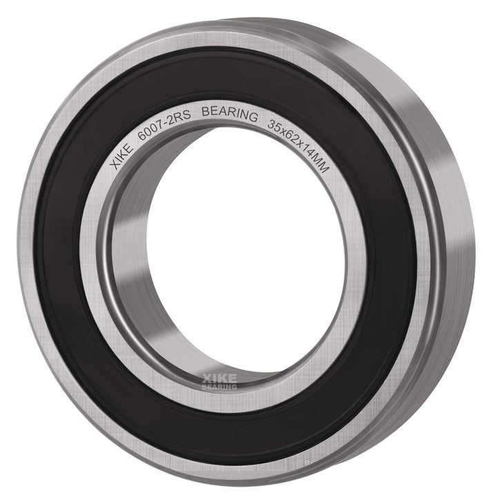 XiKe 6007-2RS kugellager 35x62x14mm (4er Pack) - 100Cr6 Lagerstahl & vorgeschmiert - Doppelte Gummid