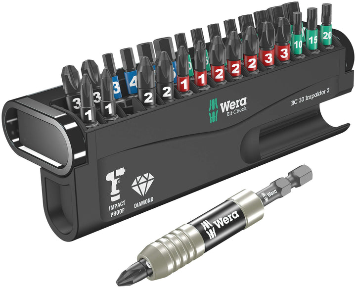 Wera de puntas Bit-Check 30 Impaktor 2