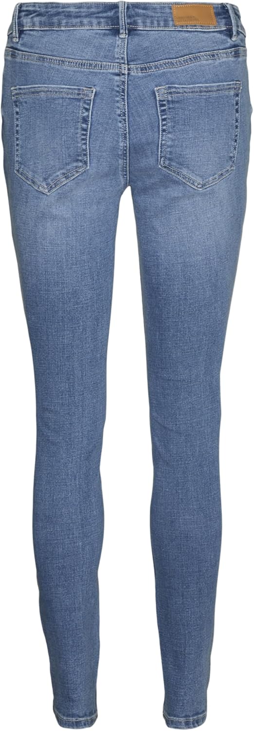 Vero Moda Damen Jeans 10300173 XS / 30L Medium Blue Denim, XS / 30L Medium Blue Denim