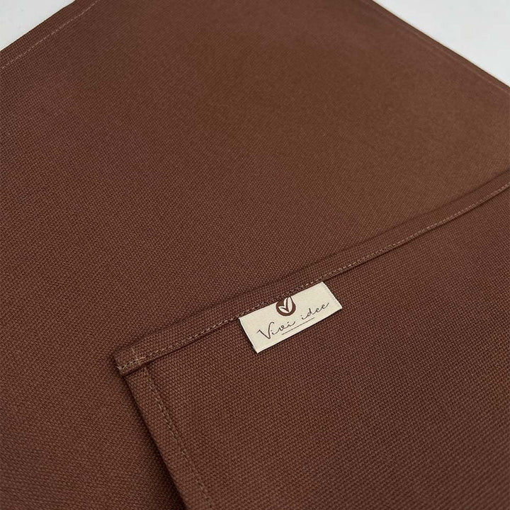 Vivi Idee® 6er Tischsets Platzset 100% Baumwolle Platzdeckchen Stoff abwaschbar Handgenäht 52x33cm (