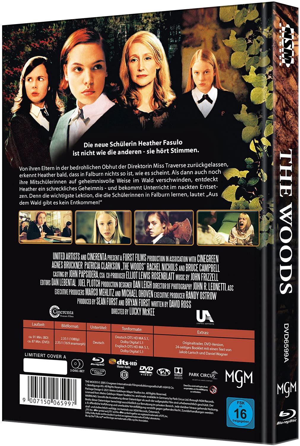 The Woods [Blu-Ray+DVD] - uncut - limitiertes Mediabook Cover A, Blu-ray