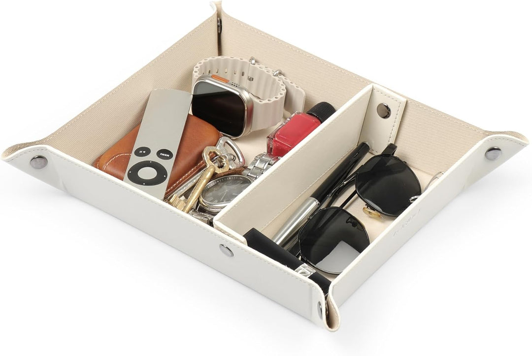 Londo Leder Taschenleerer - Vide Poche - Ledertablett Organizer, Praktische Aufbewahrungsbox - für G