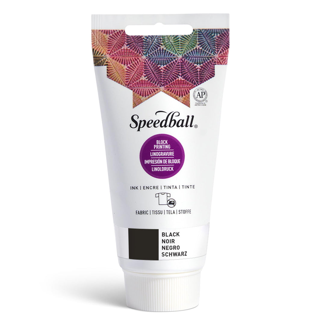 Speedball Art Products Company Stoff Tinte, schwarz, 60 ml, Schwarz