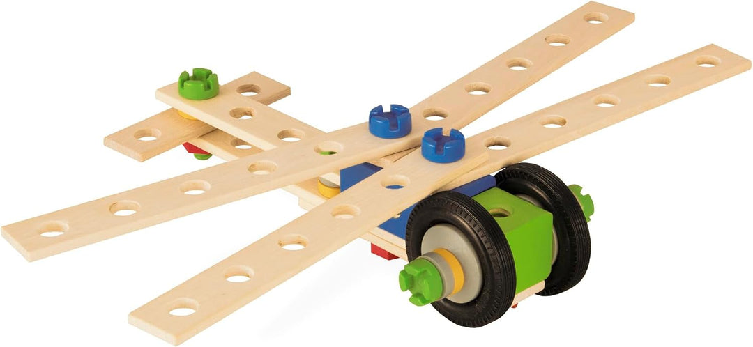 Eichhorn - Constructor Lokomotive, 8 Verschiedene Modelvarianten baubar, Konstruktionsspielzeug mit