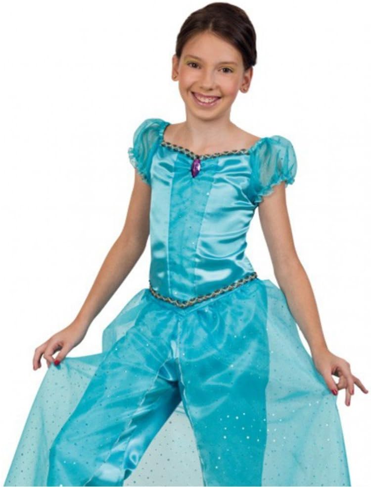 Kinderkostüm Bauchtänzerin Top Pumphose türkis Fasching Orient Jasmin (128), 128