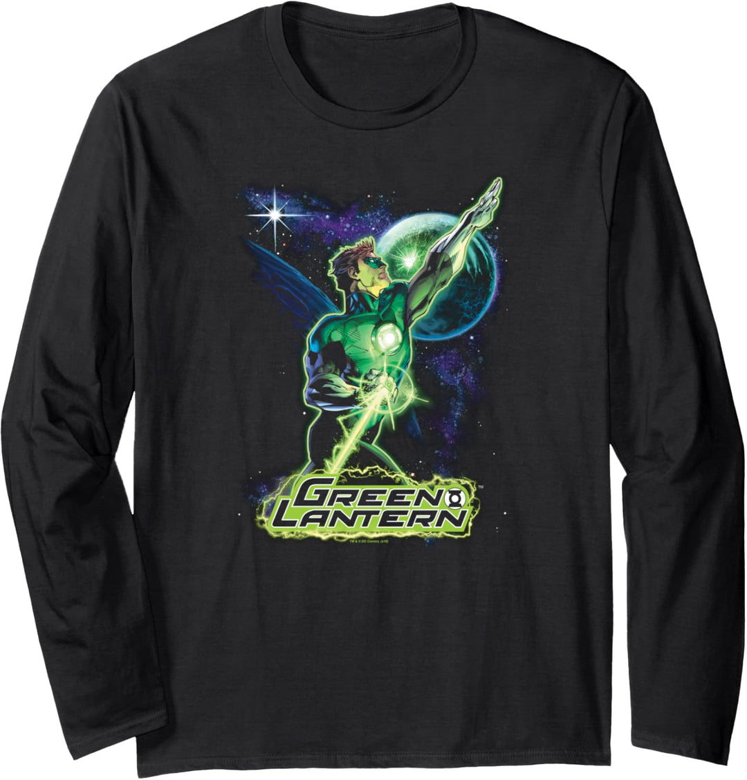 Green Lantern Hal Galaxy Langarmshirt