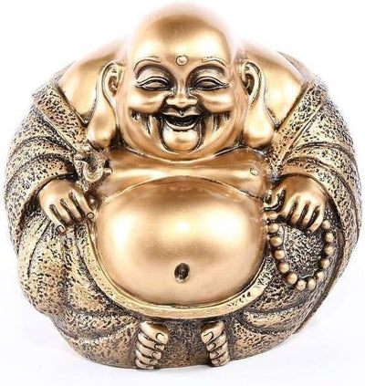 Grosse lachende BouddDHA – asiatische Dekoration – 15 x 15 cm Buddha für, Buddha für Wohlbefinden.